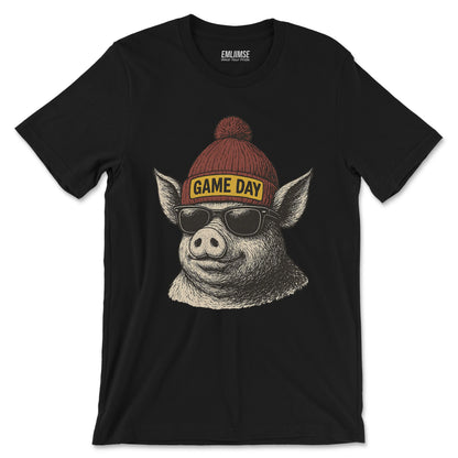 Cute Pig Game Day T-Shirt