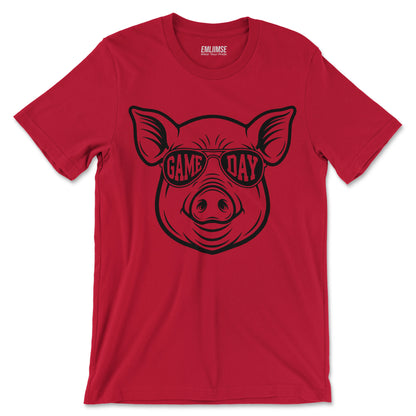 Cute Pig Game Day T-Shirt