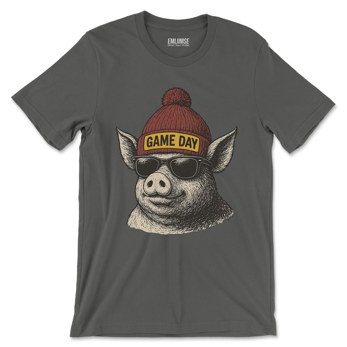 Cute Pig Game Day T-Shirt