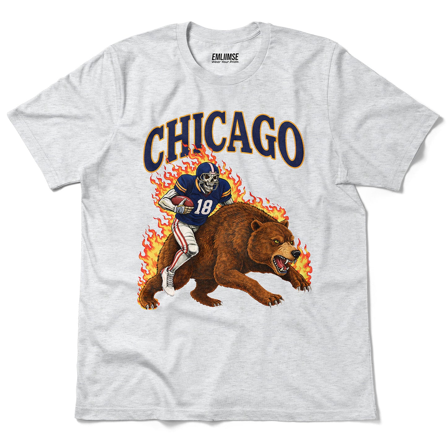 Vintage Skeleton On Bear T-Shirt