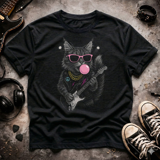 Cat Rock Bubble Gum T-Shirt