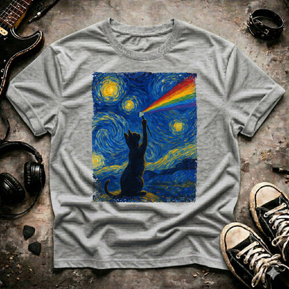 Cat Rock Starry Night T-Shirt