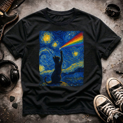 Cat Rock Starry Night T-Shirt