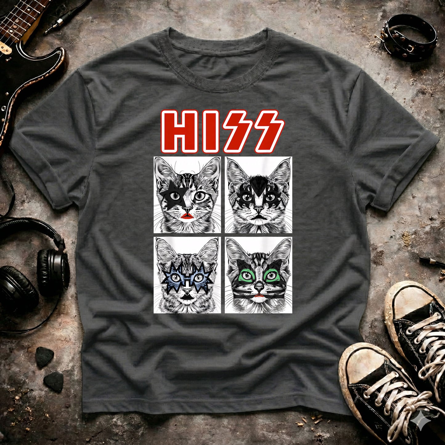 HISS Cat Rock T-Shirt
