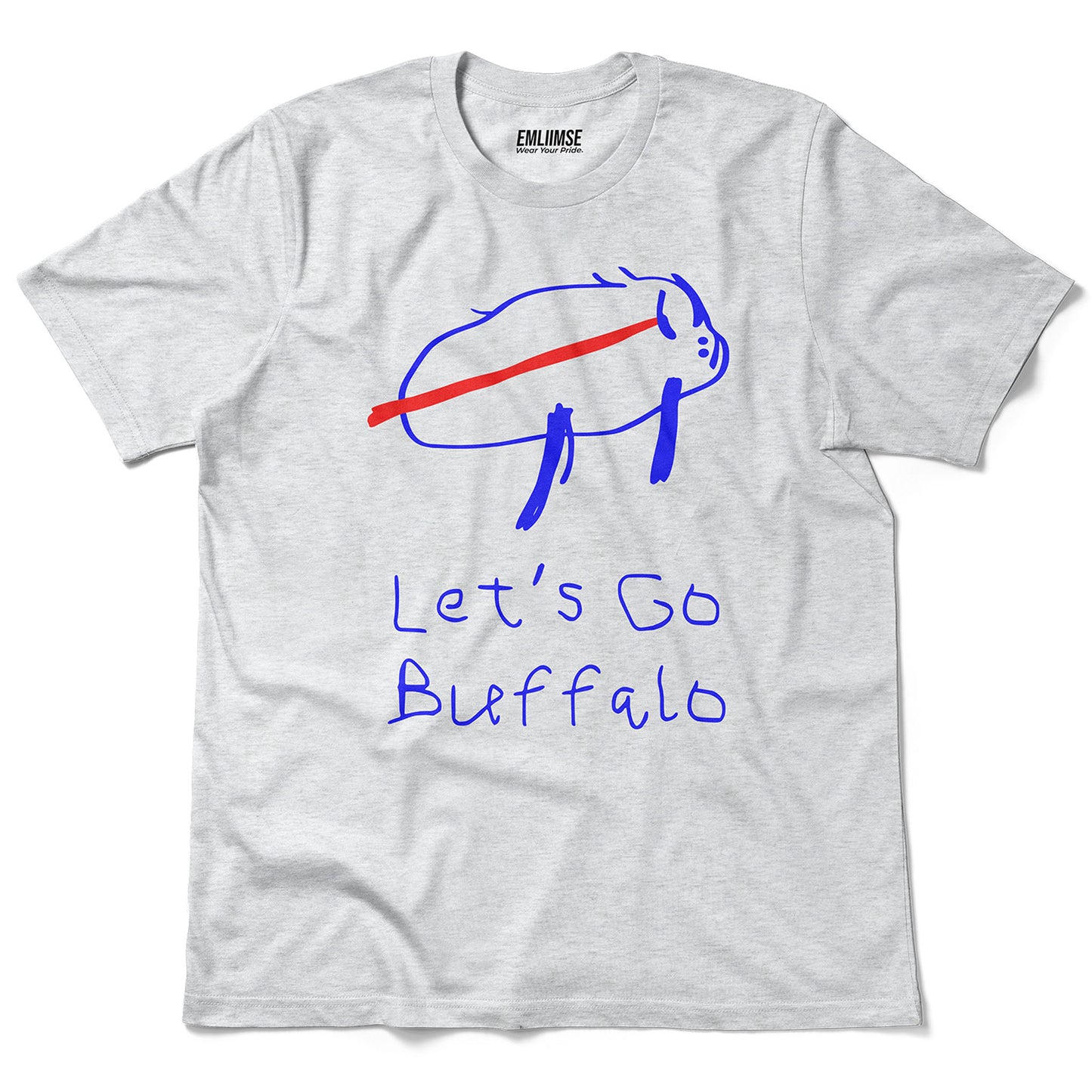 Let's Go Buffalo Drawing T-Shirt