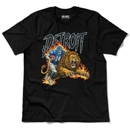 Vintage Skeleton Lion T-Shirt