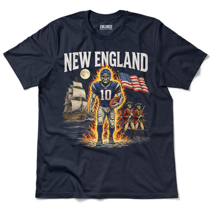 Vintage Skeleton New England T-Shirt