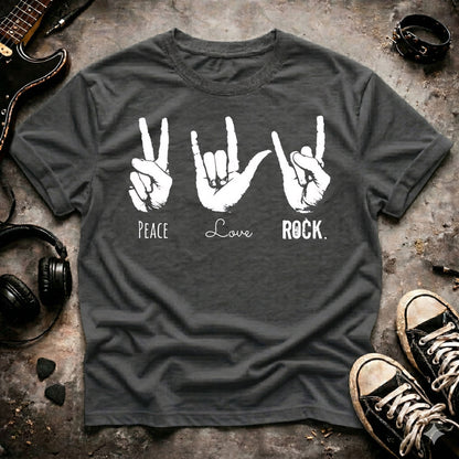 Peace Love Rock T-Shirt