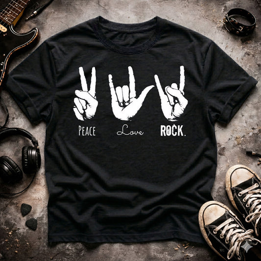 Peace Love Rock T-Shirt