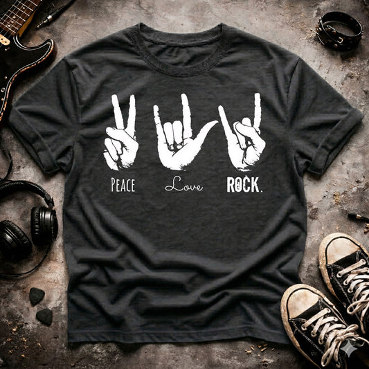Peace Love Rock T-Shirt