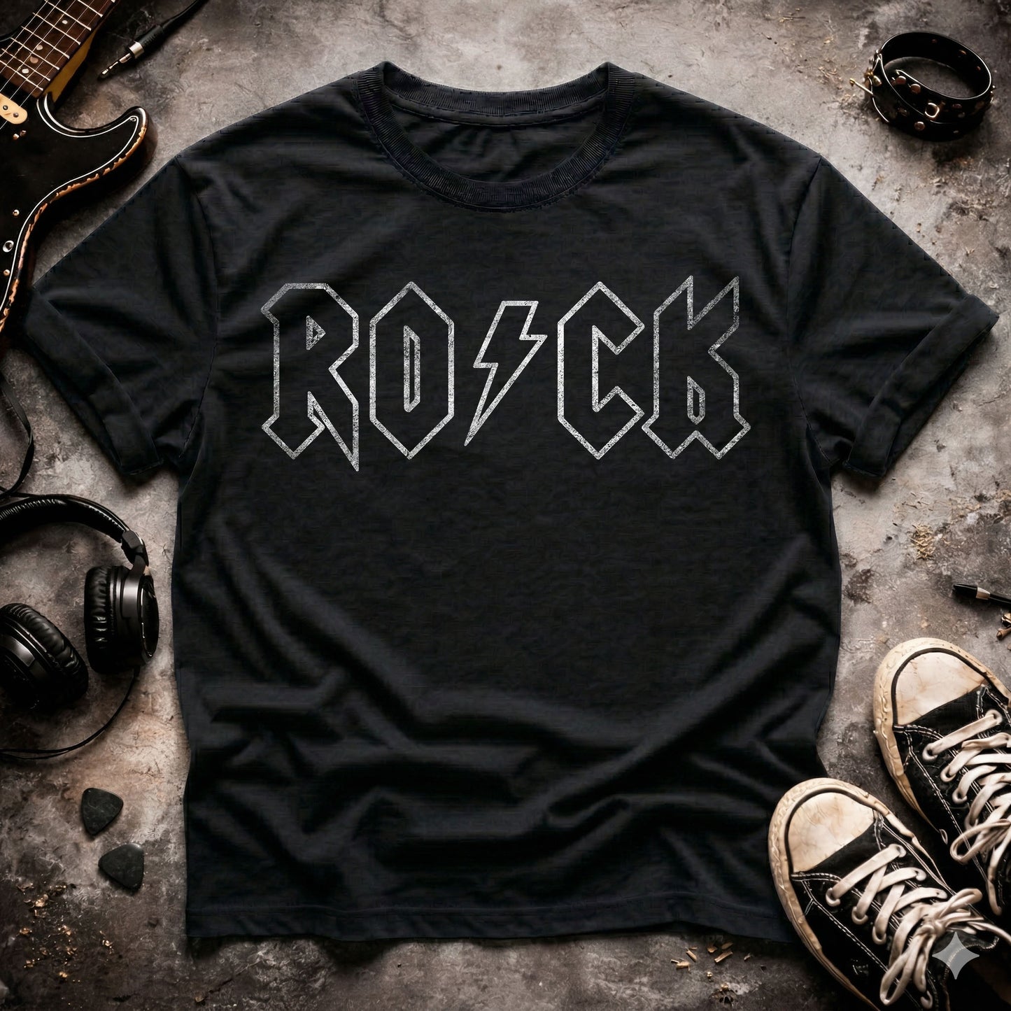 Rock Distressed T-Shirt