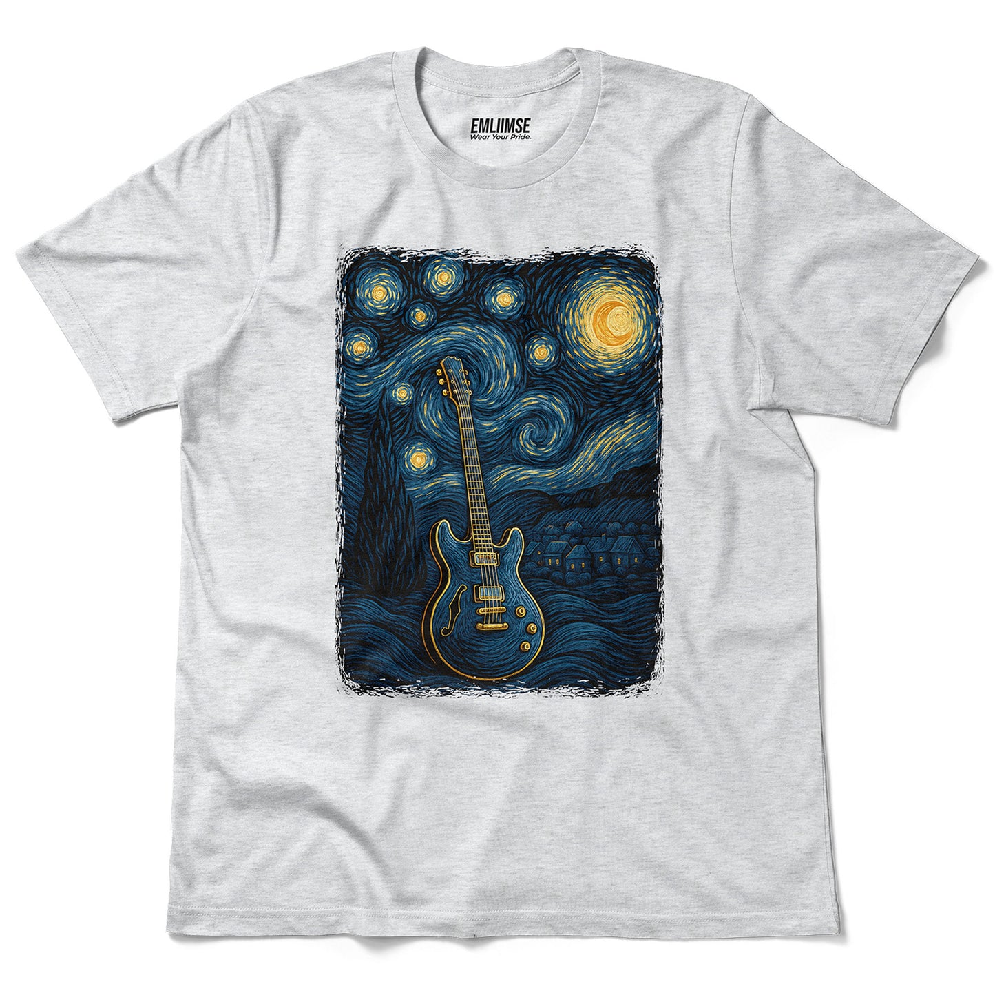 Rock Guitar Starry Night T-Shirt