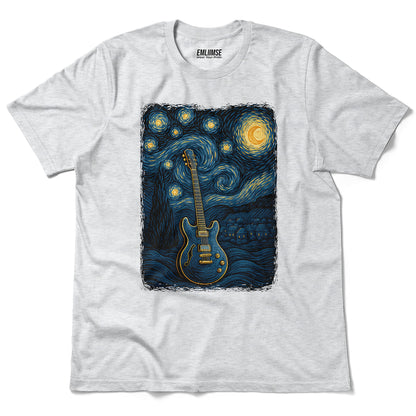 Rock Guitar Starry Night T-Shirt