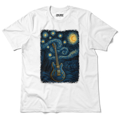 Rock Guitar Starry Night T-Shirt