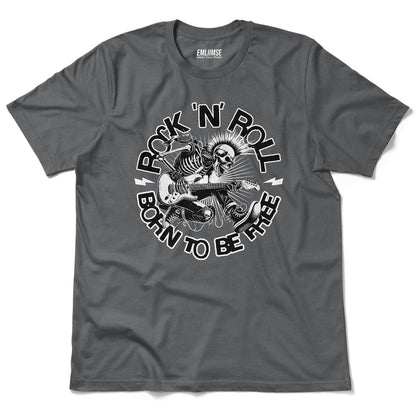 Rock N Roll Born To Be Free T-Shirt