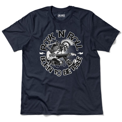 Rock N Roll Born To Be Free T-Shirt