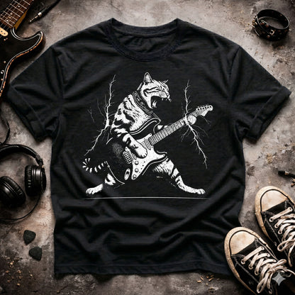 Rock Cat Electric Guitar T-Shirt