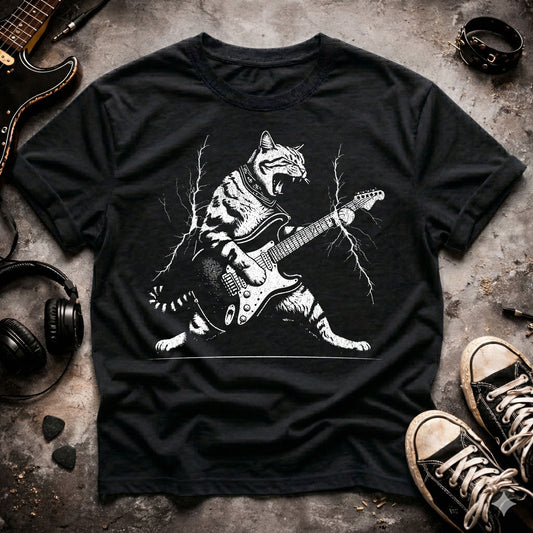 Rock Cat Electric Guitar T-Shirt