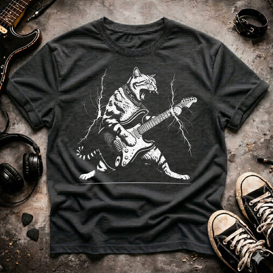 Rock Cat Electric Guitar T-Shirt