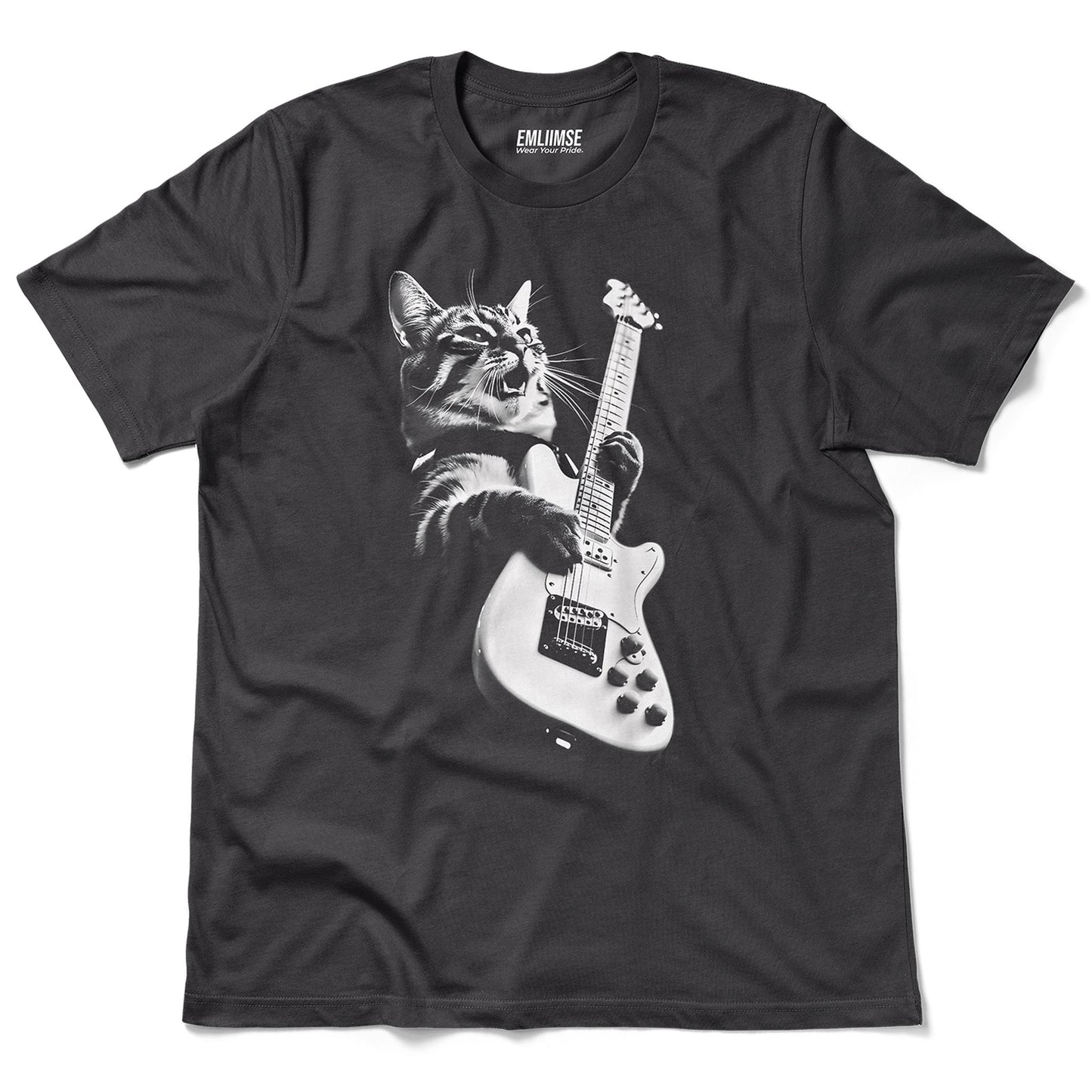 Rock N Roll Cat Guitarist V2 T-Shirt