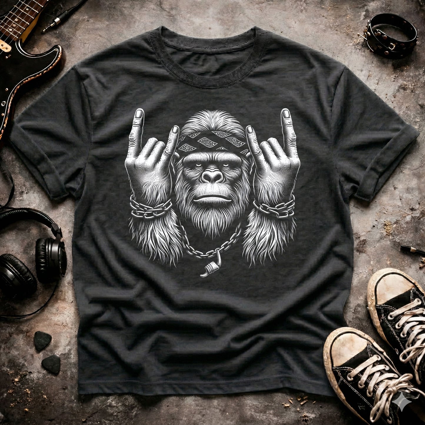 Rock On Bigfoot T-Shirt