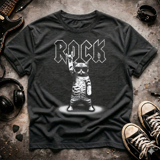 Rock On Cat T-Shirt
