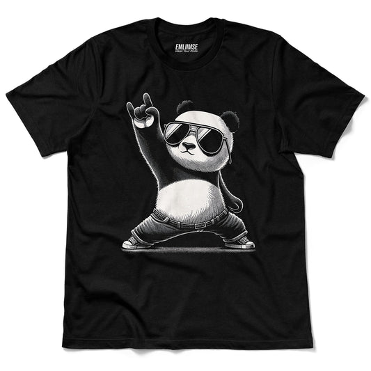 Rock On Panda T-Shirt