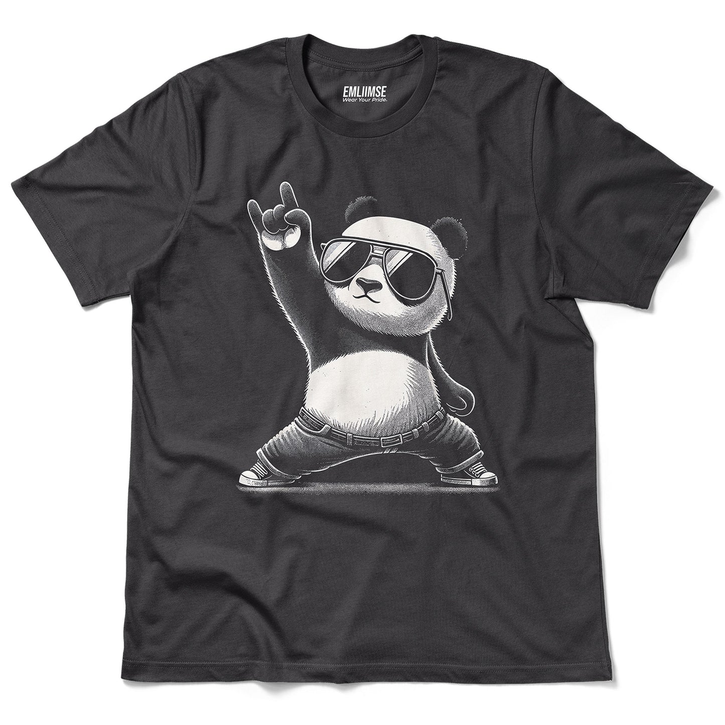 Rock On Panda T-Shirt