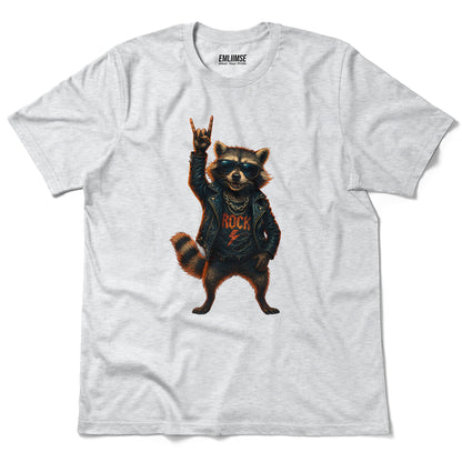 Rock On Raccoon V1 T-Shirt