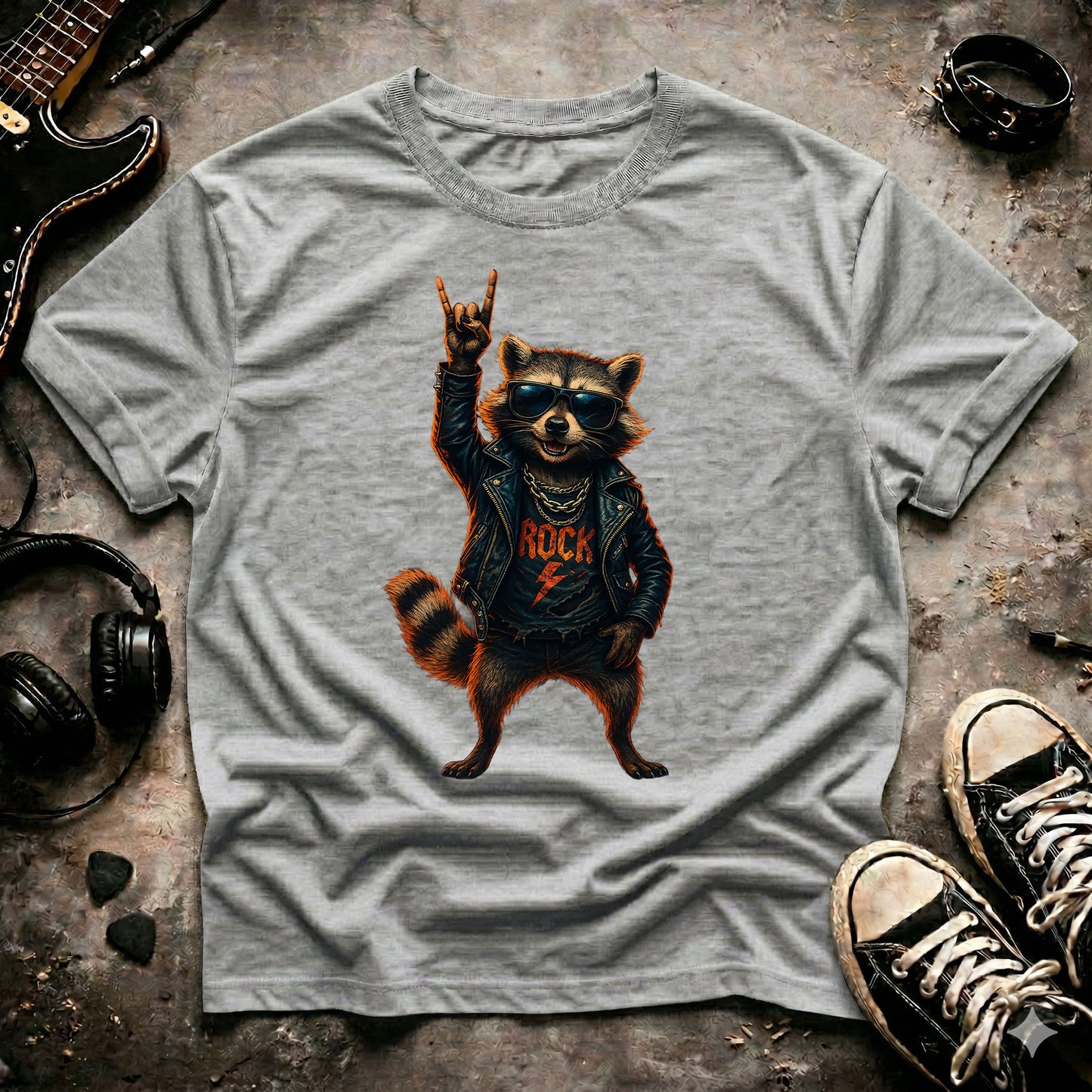 Rock On Raccoon T-Shirt