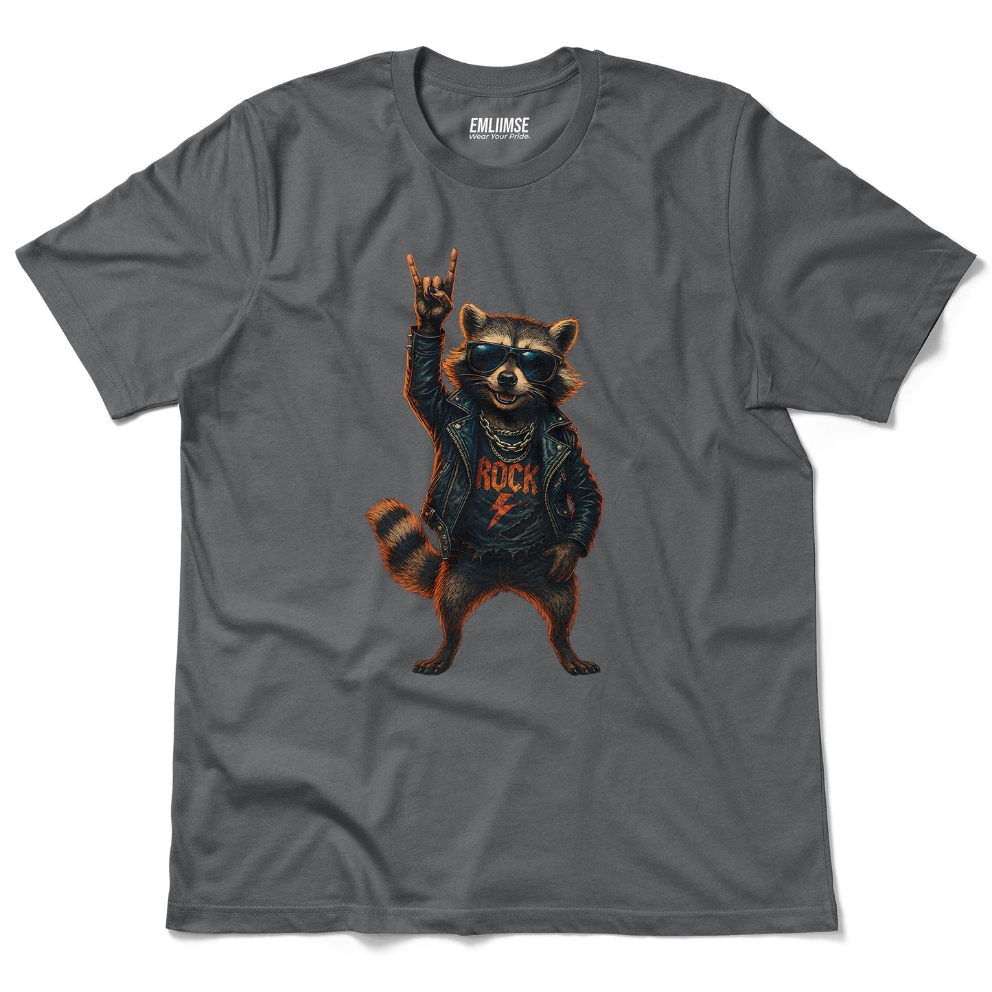 Rock On Raccoon V1 T-Shirt