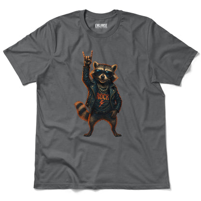 Rock On Raccoon V1 T-Shirt