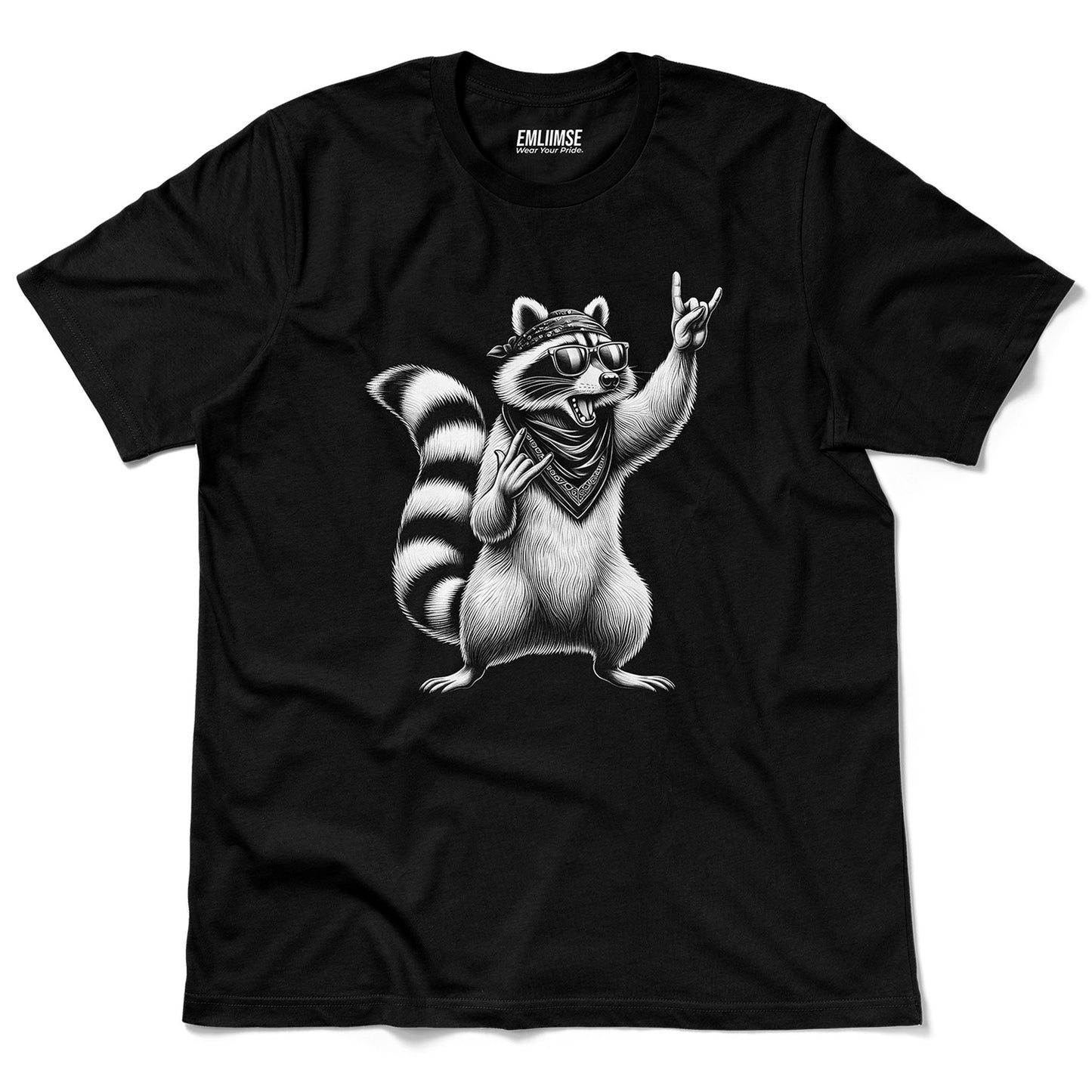 Rock On Raccoon V2 T-Shirt
