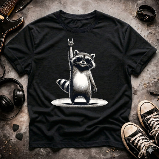 Rock On Raccoon T-Shirt