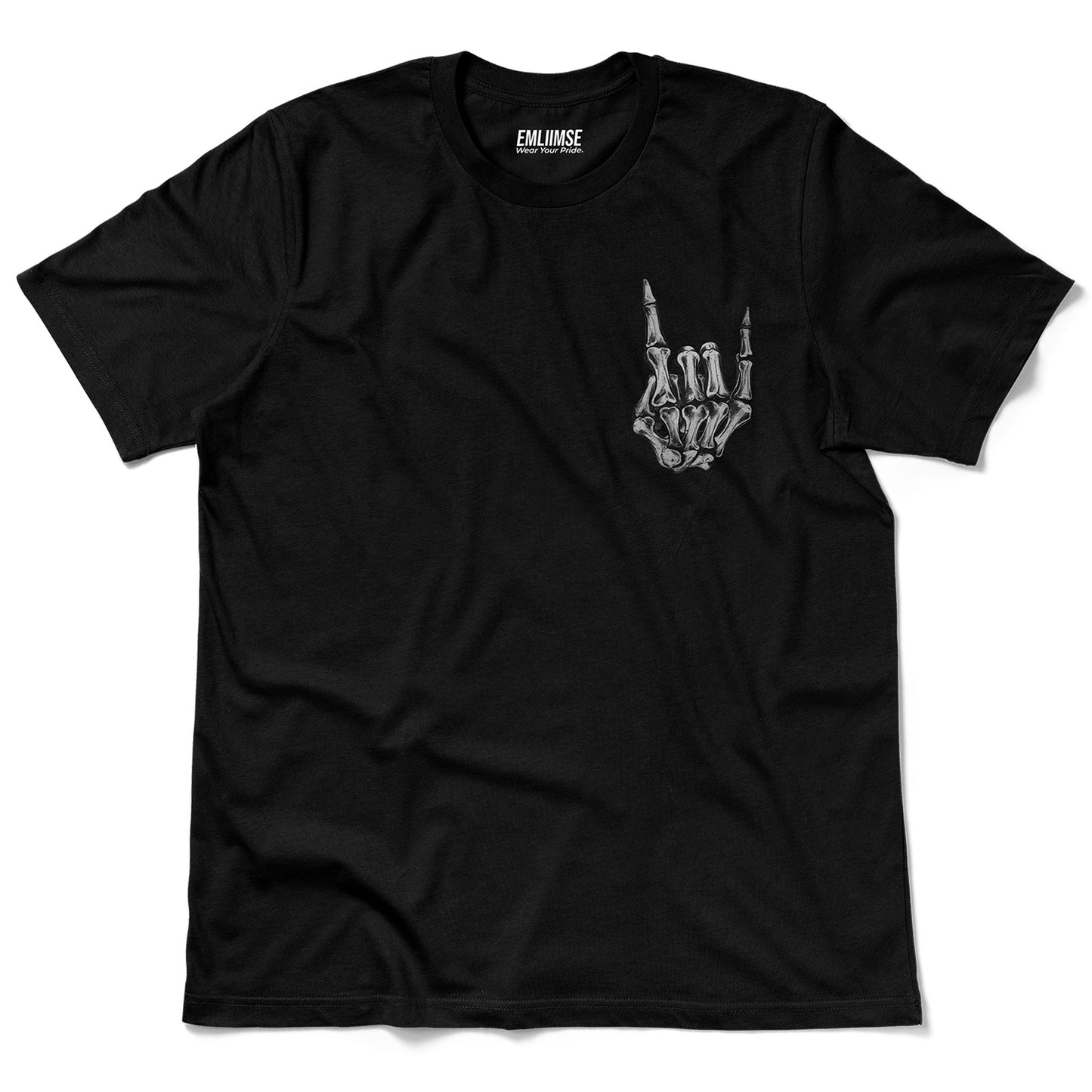 Rock On Skeleton Hand T-Shirt