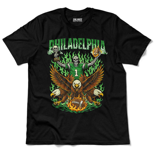 Vintage Eagle Skeleton T-Shirt