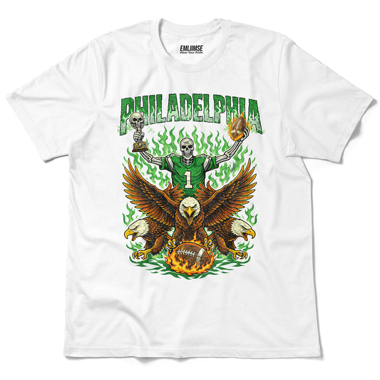 Vintage Eagle Skeleton T-Shirt